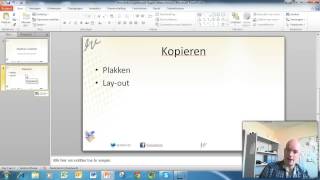 Layout bij kopieren  plakken in PowerPoint [upl. by Nylrehs158]