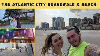 The Atlantic City Boardwalk amp Beach [upl. by Valencia]