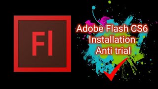 How to install adobe flash cs6 professional with amtlib file antitrial New 2024 [upl. by Felt]