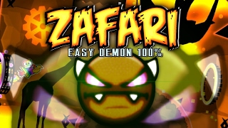 ZAFARI 100 Easy Demon  by Rustam All Coins  Geometry Dash 21 [upl. by Adall8]