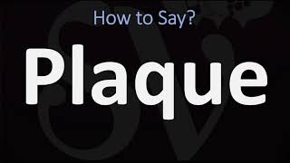 How to Pronounce Plaque CORRECTLY [upl. by Tyrone]