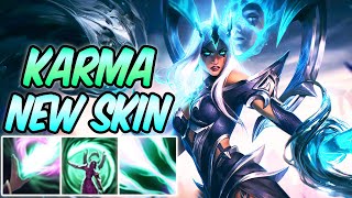 NEW KARMA SKIN  RUINED KARMA MID GAMEPLAY FULL AP  Build amp Runes  League of Legends  Season 11 [upl. by Eicaj]