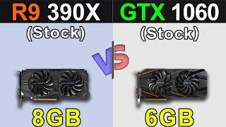 R9 390X VS GTX 1060  New Games Benchmarks [upl. by Avilys]