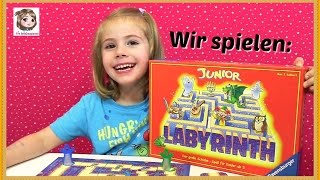 JUNIOR LABYRINTH  Das große Schieben der kleinen Geister  Kinderspiel  Ravensburger [upl. by Zilber]