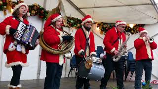 Grassington Dickensian Festival and Christmas Market 2017 4k Lumix TZ100 Ski Band [upl. by Lucine]