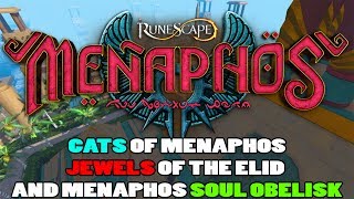 Runescape 2017  Menaphos Journal activities  Cats Of Menaphos  Jewels Of Elid  Soul Obelisk [upl. by Asirrak]