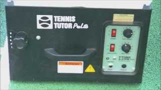 Tennis tutor prolite ball machine review [upl. by Assiralk]