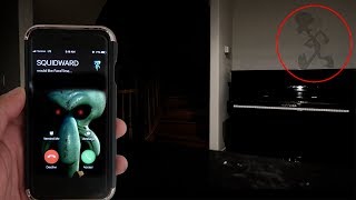 CALLING SQUIDWARD ON FACETIME AT 3 AM  SQUIDWARD CAUGHT PLAYING PIANO MUST WATCH [upl. by Nauh50]