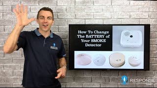 How To Change A Smoke Alarm Battery [upl. by Einyaj]