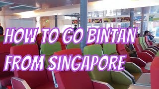 Singapore to Bintan Resorts Indonesia via Tanah Merah Ferry Terminal on Bintan Resorts Ferry [upl. by Aramad]