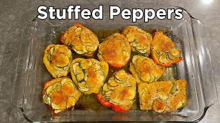 Marcella Hazans Baked Stuffed Peppers  a taste of Italian summer [upl. by Persian621]