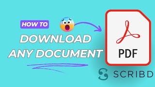 Download Scribd document in a few clicks  Easily download documents from Scribd [upl. by Tayyebeb]