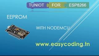 NodeMcu ESP8266 Tutorial A12 EEPROM [upl. by Shishko]