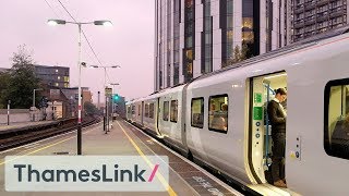 London Thameslink and Southeastern Trains at Elephant amp Castle [upl. by Yablon116]