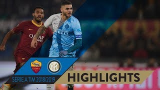 ROMA 22 INTER  HIGHLIGHTS  Matchday 14 Serie A TIM 201819 [upl. by Ahselef]