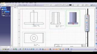 SECTIONS VIEW CATIA V5 [upl. by Aridan769]