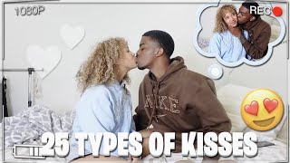 25 TYPES OF KISSES [upl. by Airakaz87]