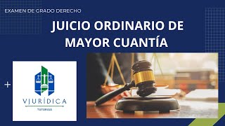 Esquema de juicio ordinario de mayor cuantia [upl. by Heall]