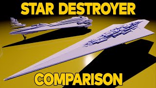 Star Destroyer Size Comparison [upl. by Thom866]