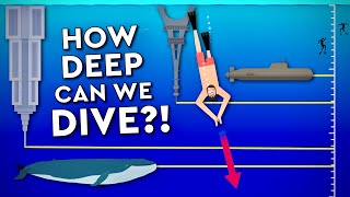 What Is The DEEPEST A Human Can DIVE Debunked [upl. by Doone]