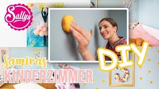 Raumdekoration fürs Kinderzimmer  DIY Ideen  Tipps amp Tricks  Sallys Welt [upl. by Diaz]