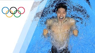 Gold for Japan in Mens 400 IM [upl. by Ariaj]