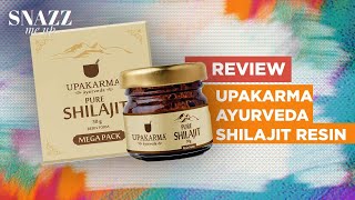 Upakarma Ayurveda Pure Shilajit Resin Form Review  Snazz Me Up [upl. by Silver]