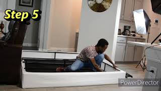 How to set up Mainstays Box Spring Assembling Box Spring [upl. by Emelun875]