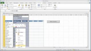 vba excel Hide Columns Based on User Selection worksheet change [upl. by Ylak56]