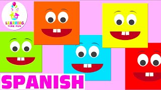 The COLORS in SPANISH for KIDS Easy Spanish Language Learning Videos [upl. by Bernette481]