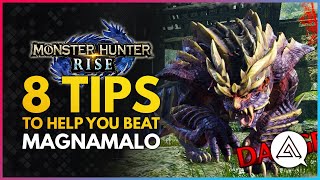 Monster Hunter Rise  8 Tips to Help You Beat MAGNAMALO in The Demo [upl. by Mide]