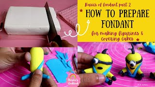 How to prepare amp use fondant from scratch for making figurines amp cake decorationTamilFor beginners [upl. by Callie]