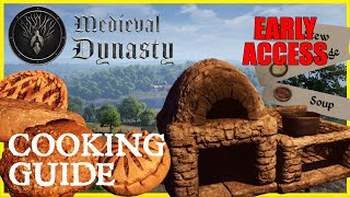 Medieval Dynasty  COOKING Guide🍲 How to Cook Recipes Bread Tarts Pies Tavern Tips amp Tricks🥧 [upl. by Clyde]