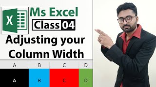 How to Adjusting your Column Width in Excel 2019201620132010 [upl. by Ayamahs]