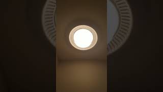 OLD 1980S round Nutone exhaust fan with light [upl. by Bocoj475]