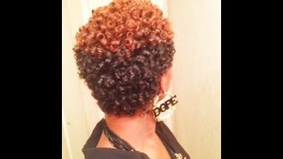 AWESOME Perm Rod Set on Natural Hair No Heat [upl. by Adnalohs]