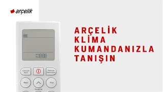 Arçelik Klima Kumandanızla Tanışın [upl. by Assyn154]