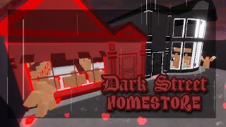 Roblox Studio  Dark Street Homestore  SpeedBuild [upl. by Eimmit]