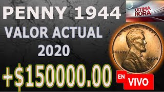 PENNY 1944 ACTUALIZADO 2020 VALOR [upl. by Zelde]