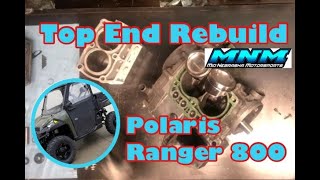 🥇 Polaris Ranger  RZR 800  Complete Top End Rebuild Piston amp Cylinder Set [upl. by Noek]