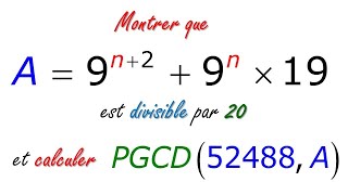 Exercice sur larithmétique dans IN niveau Tronc commun Science BIOF [upl. by Seyler861]