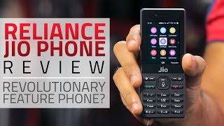 Jio Phone Review  Features Apps Camera and More [upl. by Sudaorb]