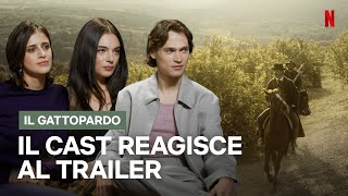 BENEDETTA PORCAROLI DEVA CASSEL e SAUL NANNI reagiscono al TRAILER de IL GATTOPARDO  Netflix [upl. by Plusch]