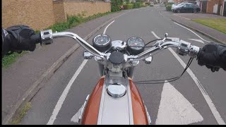 BSA A70L Lightning  First Ride Following Restoration [upl. by Aynod]