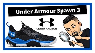 ⭐️ Under Armour Spawn 3 ⛹🏿‍♂️ lo mejor en low de under Review en español y Unboxing [upl. by Yot159]