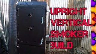 Upright vertical smoker build [upl. by Nomrah897]