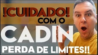 💳CADIN SEUS LIMITES podem quotZERAR TUDOquot e ainda gerar impacto em sua vida financeira🚀 [upl. by Kcirtapnaes]