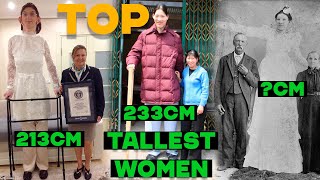 Tallest Women in the World 2022  Guiness World records [upl. by Milburn]