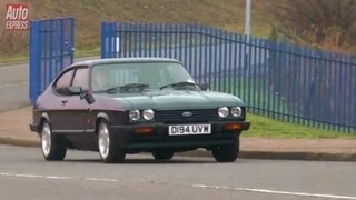 Ford Sierra Cosworth Capri XR2 review  Auto Express [upl. by Nevarc]