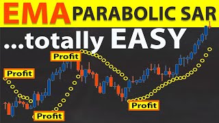 🔴 Best quotEMA Parabolic SARquot Trading Strategy  Insanely Simple amp Profitable Forex amp Stocks Trading [upl. by Amairam372]